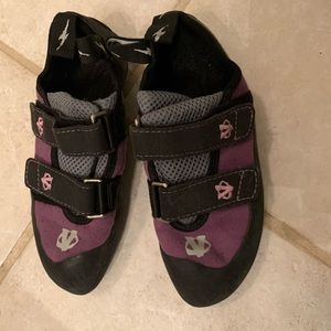 Evolv rock climbing shoes